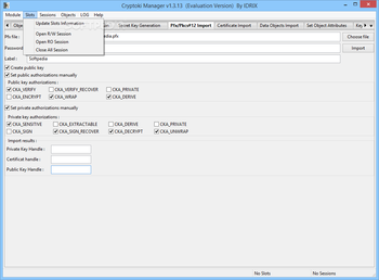 Cryptoki Manager screenshot 3