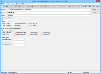 Cryptoki Manager screenshot 9