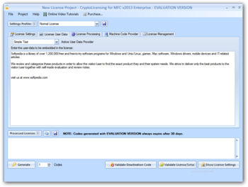 CryptoLicensing For MFC screenshot 2