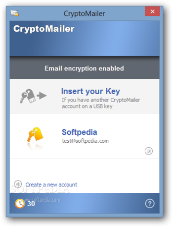 CryptoMailer screenshot