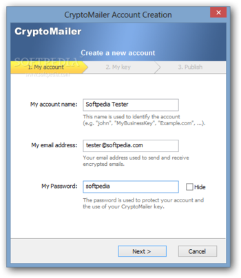 CryptoMailer screenshot 5