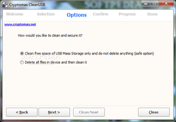 Cryptomax CleanUSB screenshot 3
