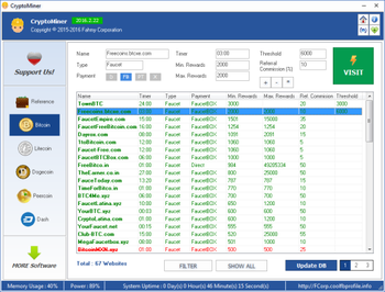 CryptoMiner screenshot