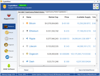 CryptoMiner screenshot 2