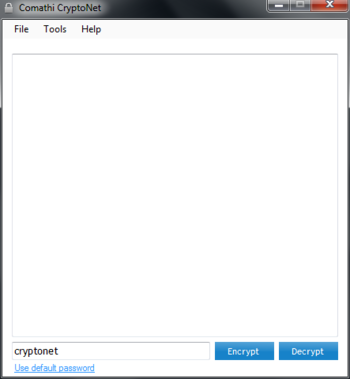 CryptoNet screenshot