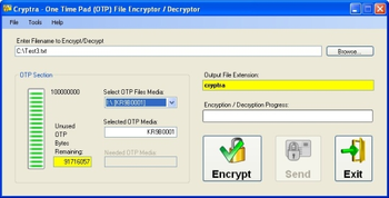 Cryptra screenshot