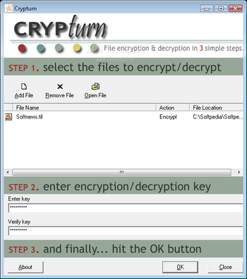 Crypturn screenshot