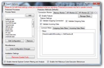 Crystal Anti-Exploit Protection screenshot 3