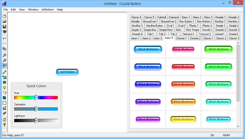 Crystal Button screenshot