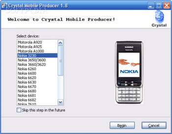 Crystal Mobile Producer screenshot