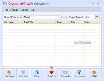 Crystal MP3 Converter screenshot 2