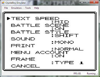 CrystalBoy Emulator screenshot