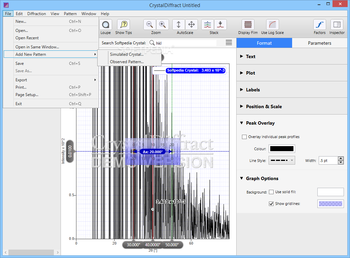 CrystalDiffract screenshot 4