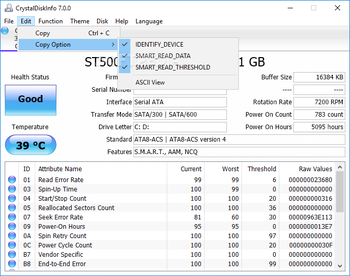 CrystalDiskInfo screenshot 3