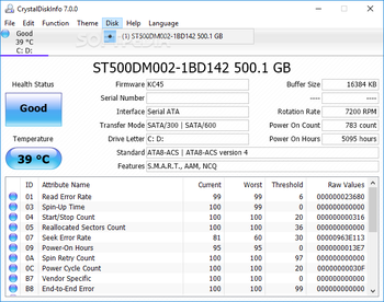 CrystalDiskInfo screenshot 6