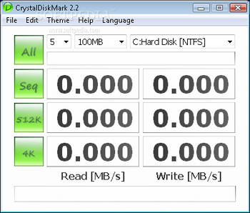 CrystalDiskMark nLite Addon screenshot