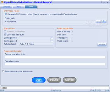 CrystalMotion DVDwithMenu screenshot 3