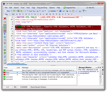 CSE HTML Validator Lite screenshot