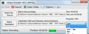 csEasyEncoder eXPress Edition screenshot