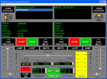 CSMD (Computerised Sound Mixing Desk) screenshot