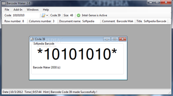 Csomar Barcode Maker screenshot