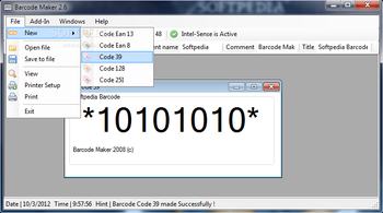 Csomar Barcode Maker screenshot 2