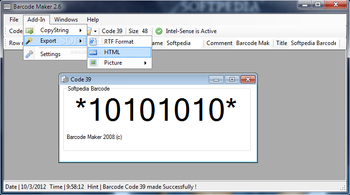 Csomar Barcode Maker screenshot 3