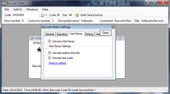 Csomar Barcode Maker screenshot 6