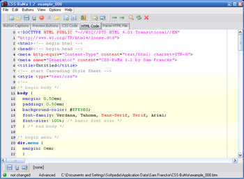 CSS-BuMa screenshot 2