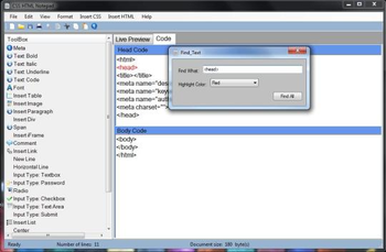 CSS HTML Notepad screenshot 2