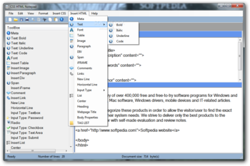 CSS HTML Notepad screenshot 5