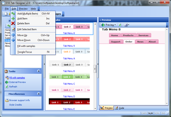 CSS Tab Designer screenshot 4