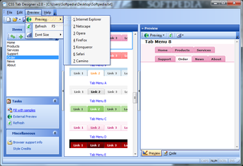 CSS Tab Designer screenshot 5