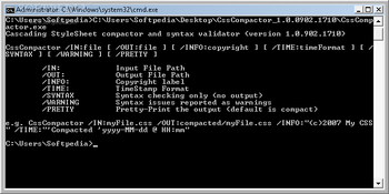 CssCompactor screenshot
