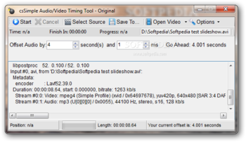 csSimple Audio/Video Timing Tool screenshot