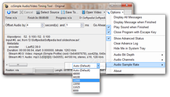 csSimple Audio/Video Timing Tool screenshot 2