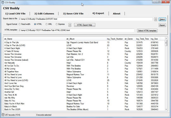 CSV Buddy screenshot