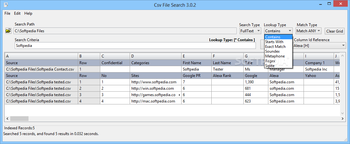 Csv File Search screenshot 4