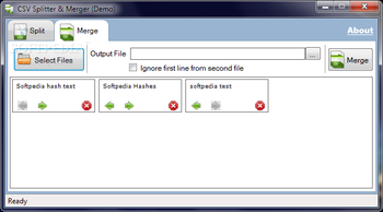 CSV Splitter & Merger screenshot 2