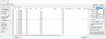 CSV2OFX screenshot 2