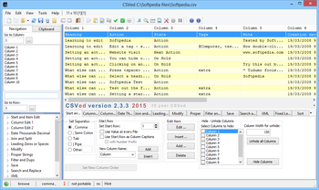 CSVed screenshot