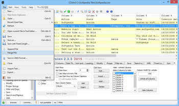 CSVed screenshot 3