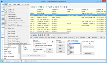 CSVed screenshot 4