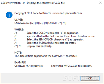 CSViewer screenshot