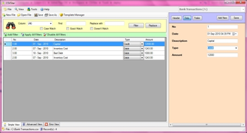 CSVStar screenshot