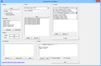 CsvStat Pro screenshot 2