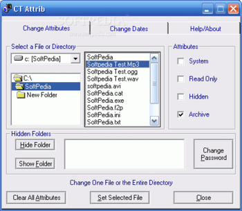 CT Attrib screenshot