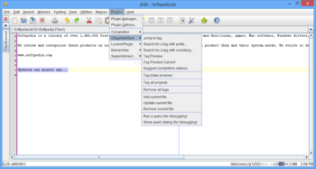 CtagsInterface screenshot