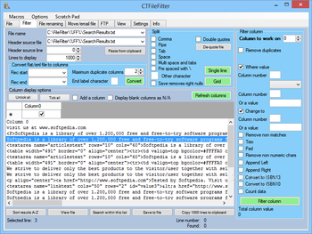 CTFileFilter (formerly FileFilter) screenshot 2
