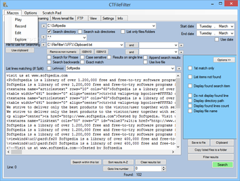 CTFileFilter (formerly FileFilter) screenshot 7